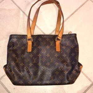 Authentic Louis Vuitton Monogram Cabas Piano Tote